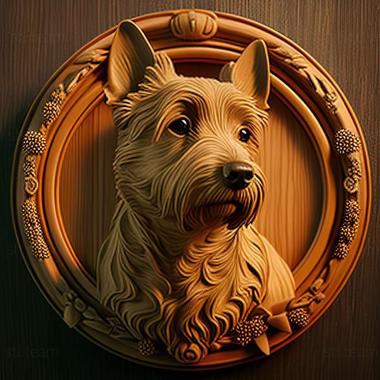 3D model Kern Terrier dog (STL)